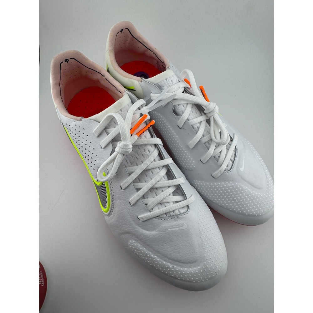 Nike Tiempo Legend 9 Elite SG-Pro Anti-Clog Soccer Cleats White Volt DB0822-122